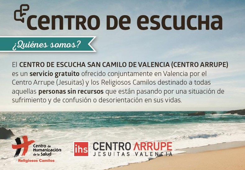 Los Religiosos Camilos y La Compañía de Jesús promueven la formación para escuchas en Valencia.