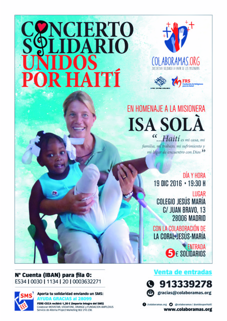 Concierto solidario: "unidos por Haití"