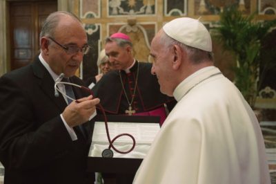 Encuentro del  Papa Francisco con médicos de España, Portugal e Iberoamérica.