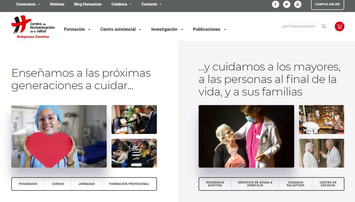 Humanizar presenta su nueva web en el Día de San Camilo
