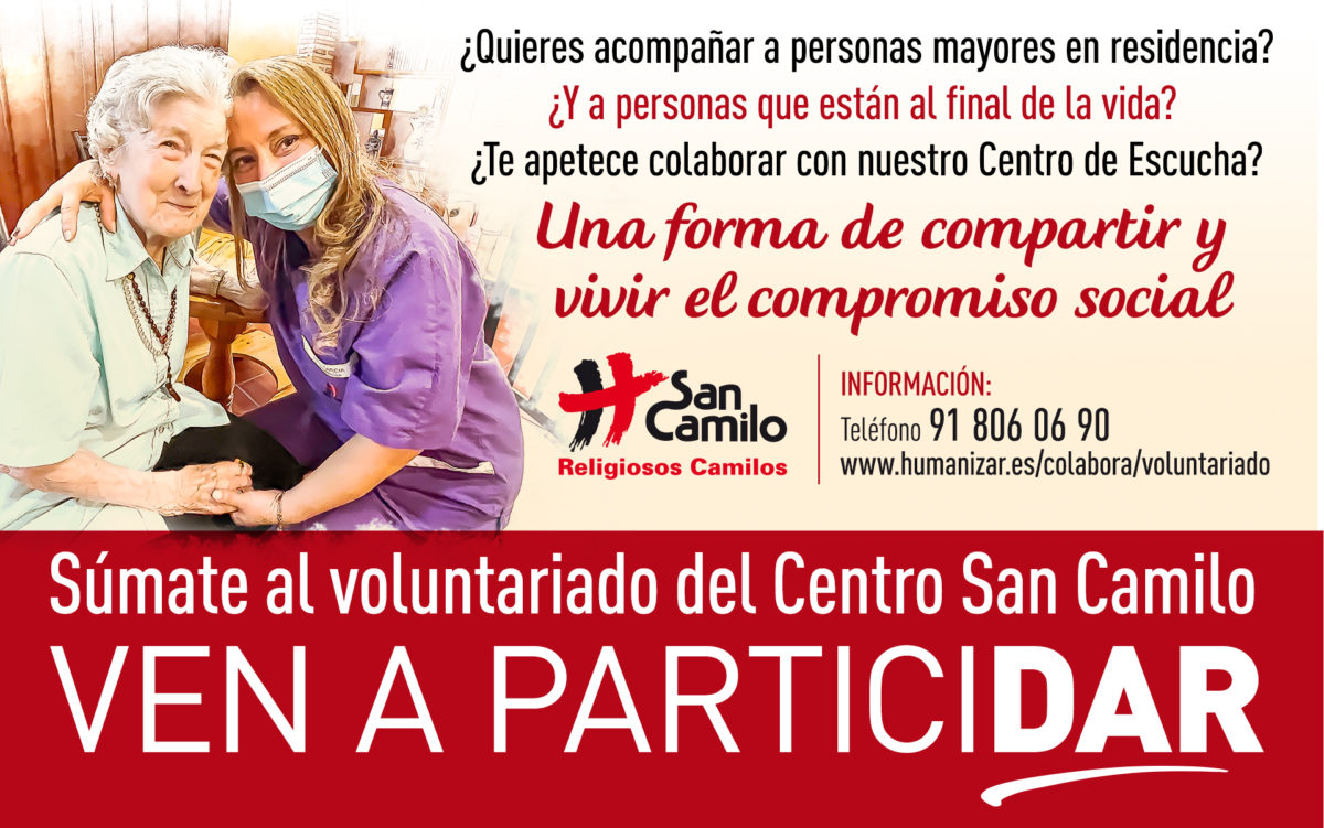 Súmate al voluntariado del Centro San Camilo