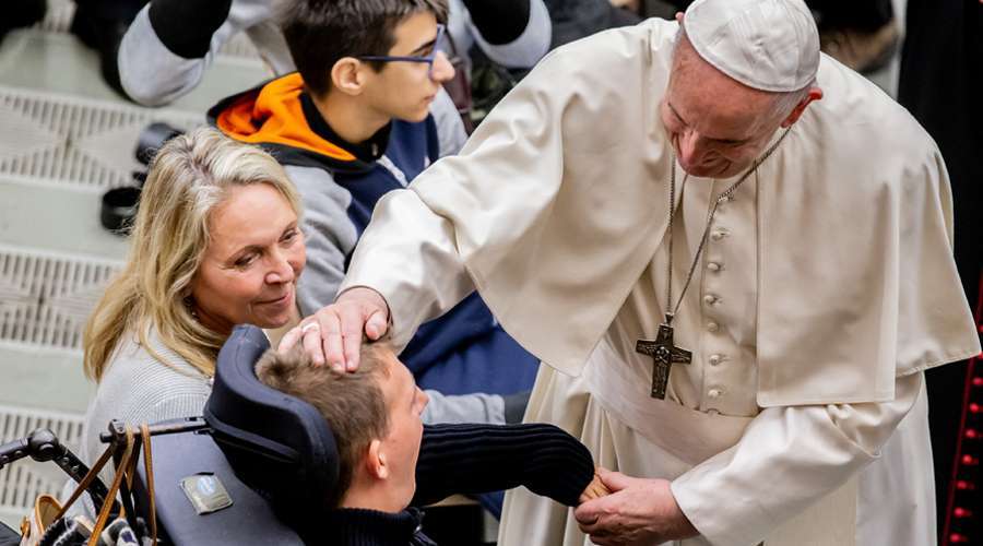 El Papa Francisco recuerda la figura de San Camilo en la audiencia con la ARIS